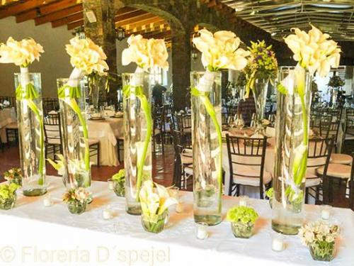 Centros de mesa largos