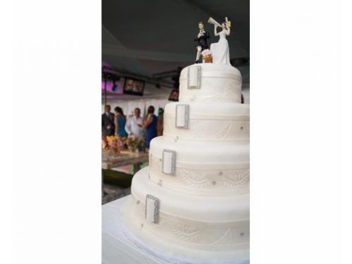El pastel de bodas