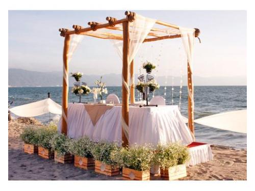 Boda en la playa