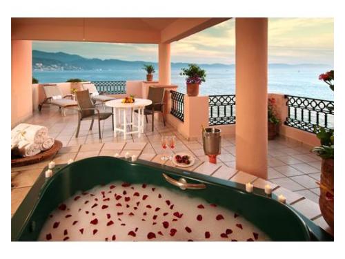 Terraza suite para luna de miel