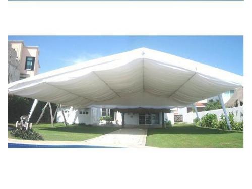 Carpa con lienzo corrugado