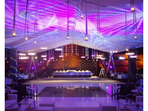 Decoraciòn con efectos e iluminación