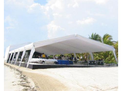 Carpa con entarimado