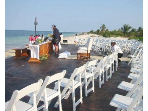 Entarimado para ceremonia