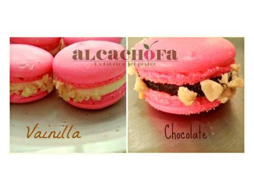 Alfajores rosas