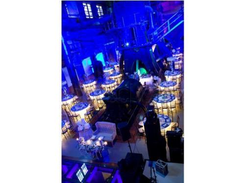 Vista del montaje del evento