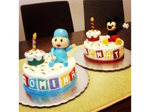 Pasteles de personajes animados