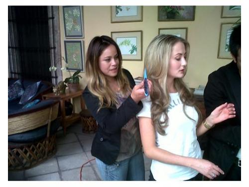 Afinando detalles de peinado