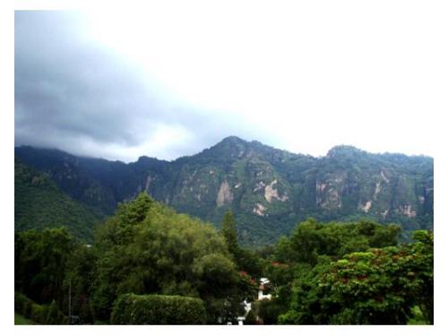 Vista al tepozteco