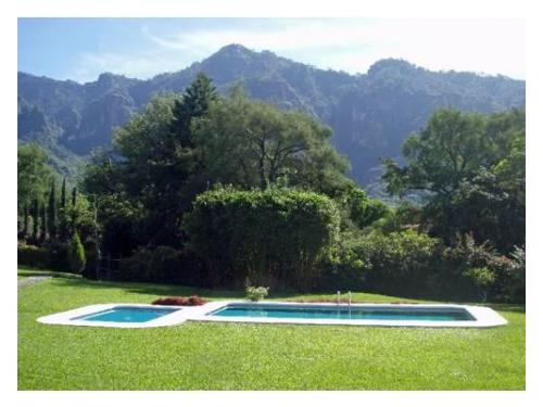 Alberca con vista panorámica