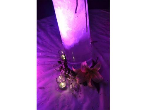 Centros de mesa iluminados