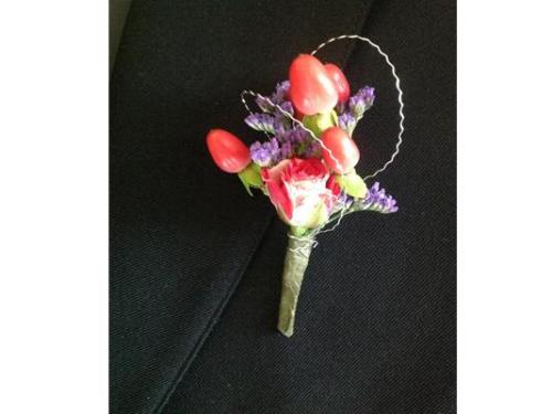Boutonniere para novio