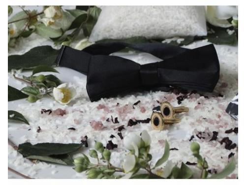 Moño y mancuernillas