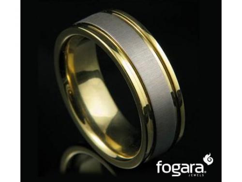 Oro blanco y amarillo