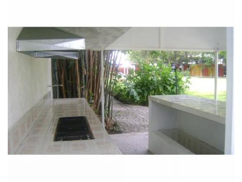 Espacio para asar carne