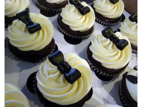 Cupcakes con moño