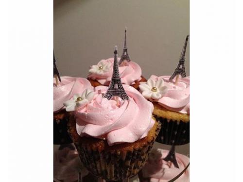 Cupcakes torre eiffel