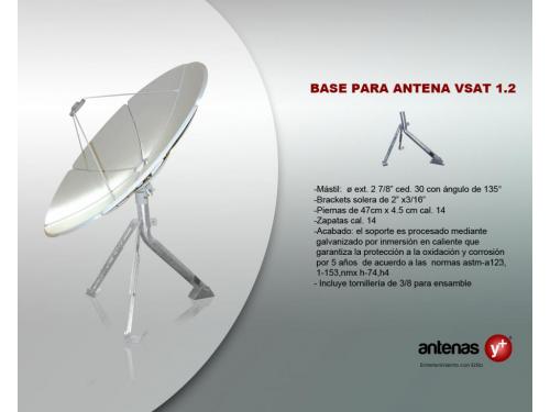 Base universal para antena VSAT 1.2 m galvanizada