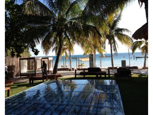 Montaje de pista en playa