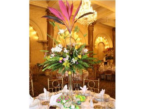 Centros de mesa de diferentes tamaños