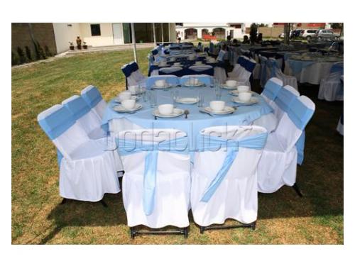 Montaje azul con blanco