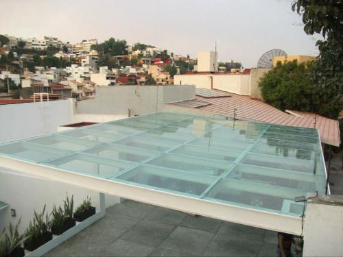 cristal templado en domo