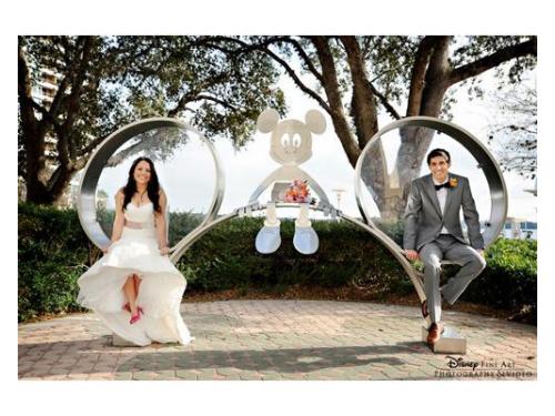 Novios en disney