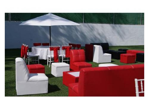 Decoración lounge en jardín