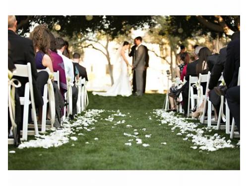 Ceremonia en el jardín
