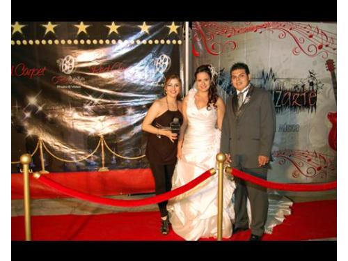 Red carpet para recibir a tus invitados