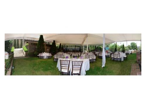 Montaje de jardín minimalista