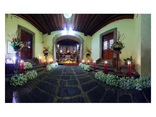 Montaje de recepción en recinto