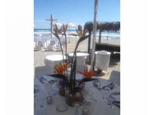 Ceremonia a la orilla del mar