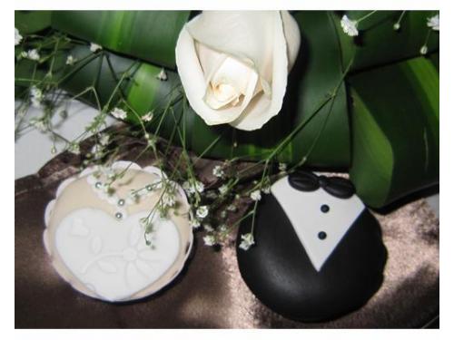 Galletas novia y novio