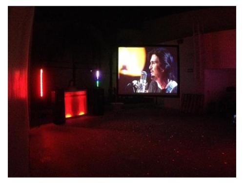 Equipo de audio e iluminación