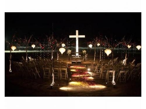 Montaje para tu boda en la playa