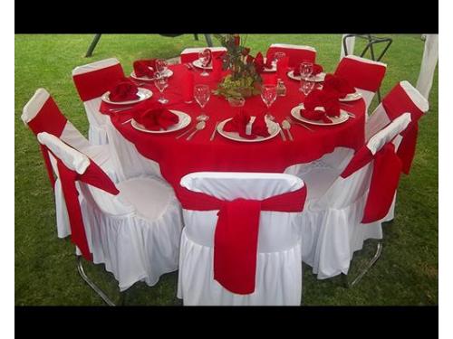 Mantelería y cubre sillas
