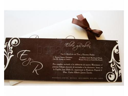 Lindas invitaciones vintage de tu boda