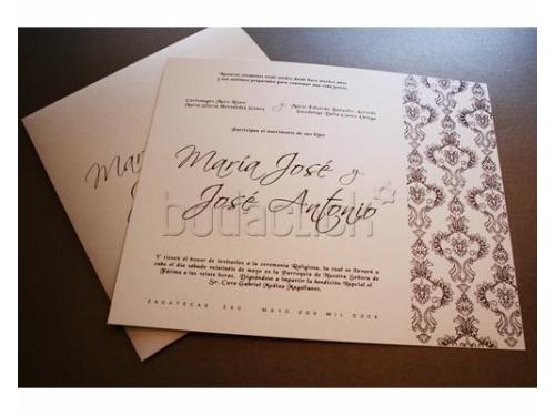 Finas invitaciones para tu boda