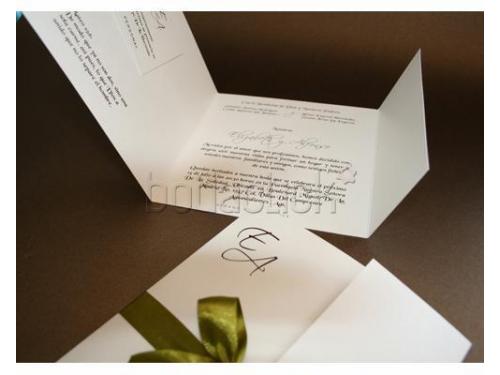 Originales diseños en la invitación