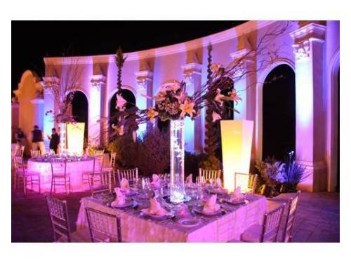 Centros de mesa iluminados