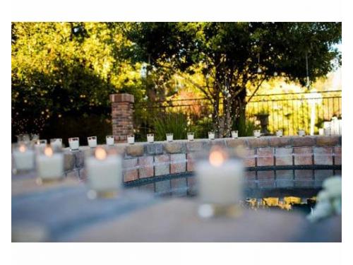 Decoración con velas