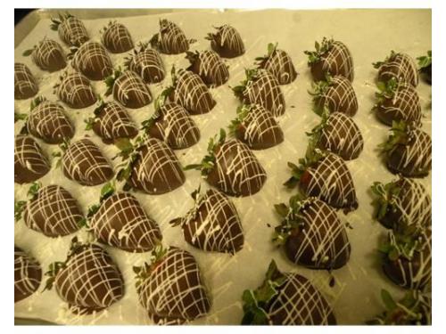 Fresas con chocolate