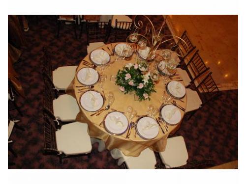 Montaje en mesa redonda