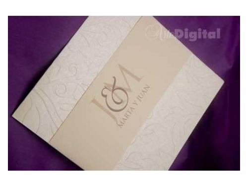 Iniciales y nombre de los novios