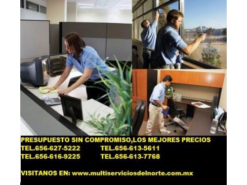 LLAMANOS NOSOTROS TE AYUDAMOS A HACER EL ASEO DE TUS OFICINAS AL MEJOR PRECIO DE LA FRONTERA