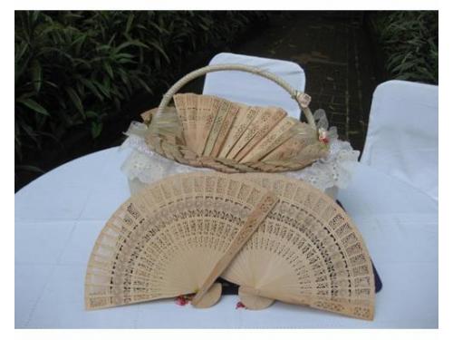 Abanicos para invitados