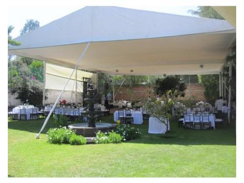 Panorámica del montaje del eventos