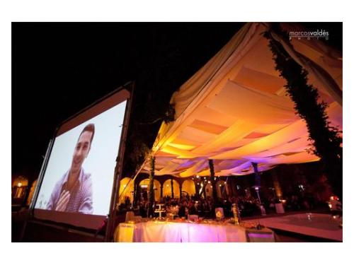 Evento con pantalla