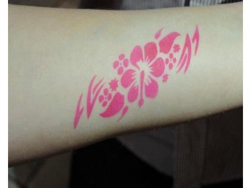 Pink tatto